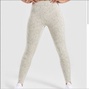 Gymshark Fleur Texture Leggings Size Small
